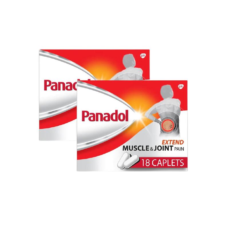 Bundle Of 2 Panadol Extend For Muscle And Joint Pain Relief 18 Tablets Shopee Singapore