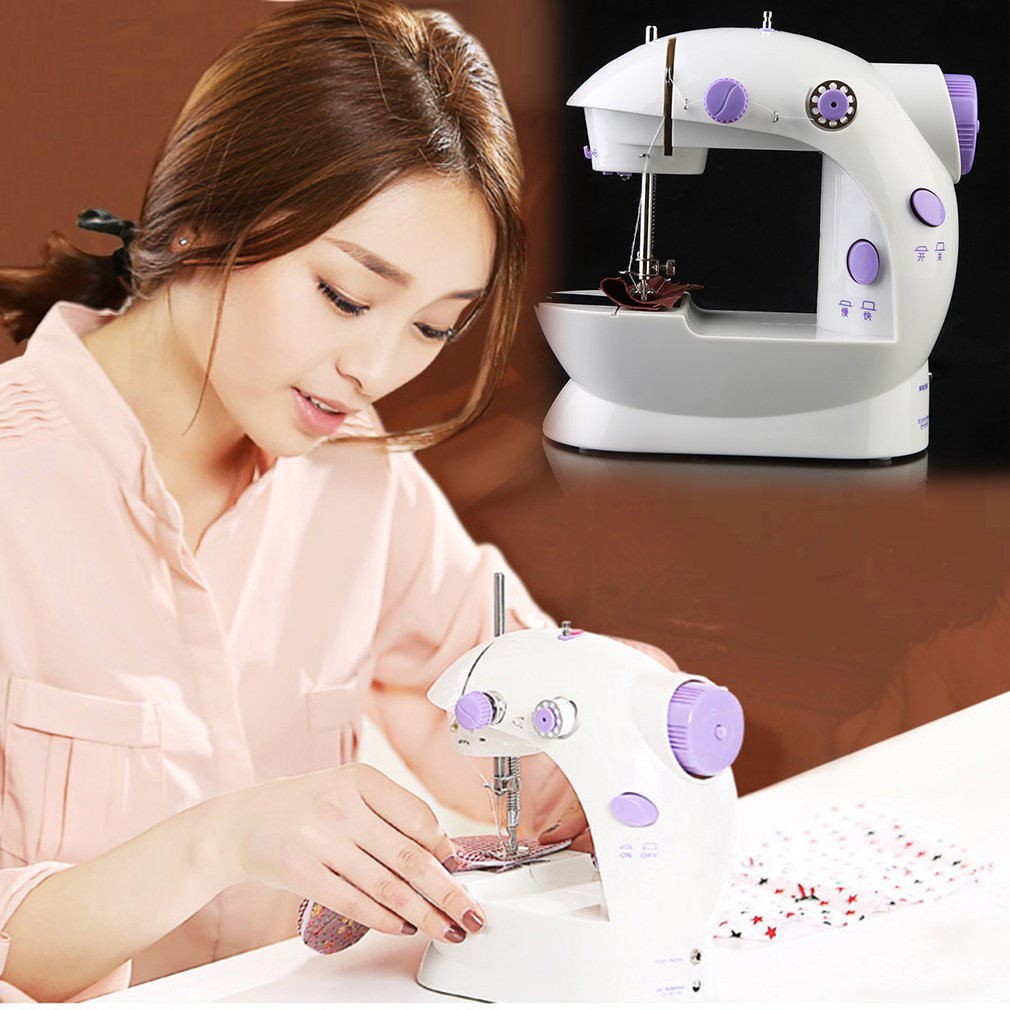 【Promotion】Mini Handheld Portable Electrec Sewing Machine Dual Speed