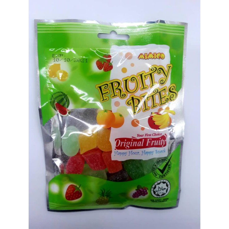 Mimico Fruity Bites Soft Candy 100g Shopee Singapore