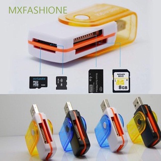 MXFASHIONE Multi-Color Adapter Sim Micro 4 in 1 TF SD Card Reader Mini Memory Card USB Smart for M2 SD SDHC Mini SD TF Cards/Multicolor