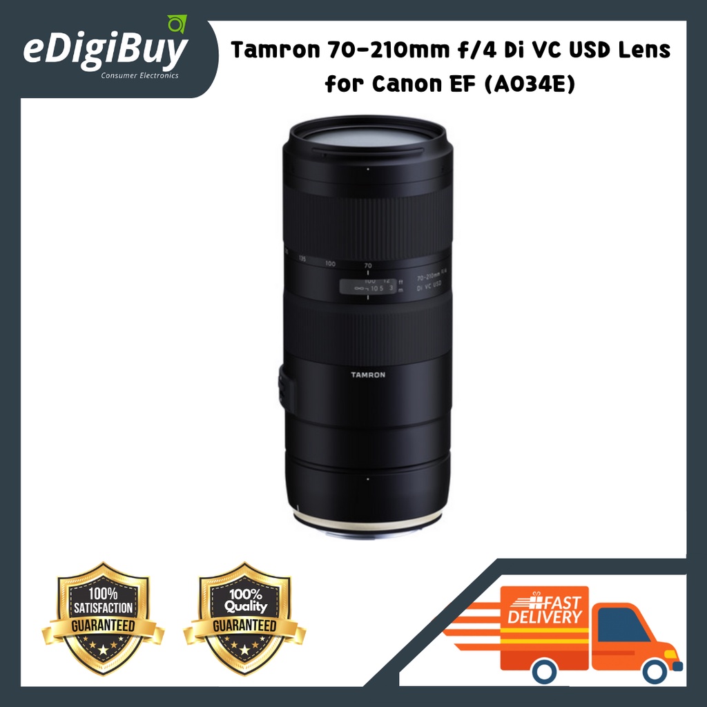Tamron 70210mm f/4 Di VC USD Lens for Canon EF (A034E) Shopee Singapore