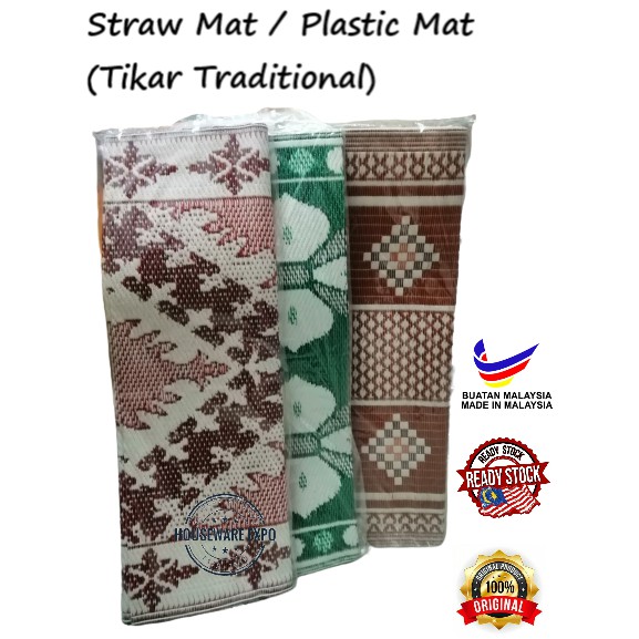 Shop Malaysia Beach Mat Straw Mat Plastic Mat Traditional Tikar Rug Tikar Gulung Tikar Lipat Plastik Straw Mat Shopee Singapore