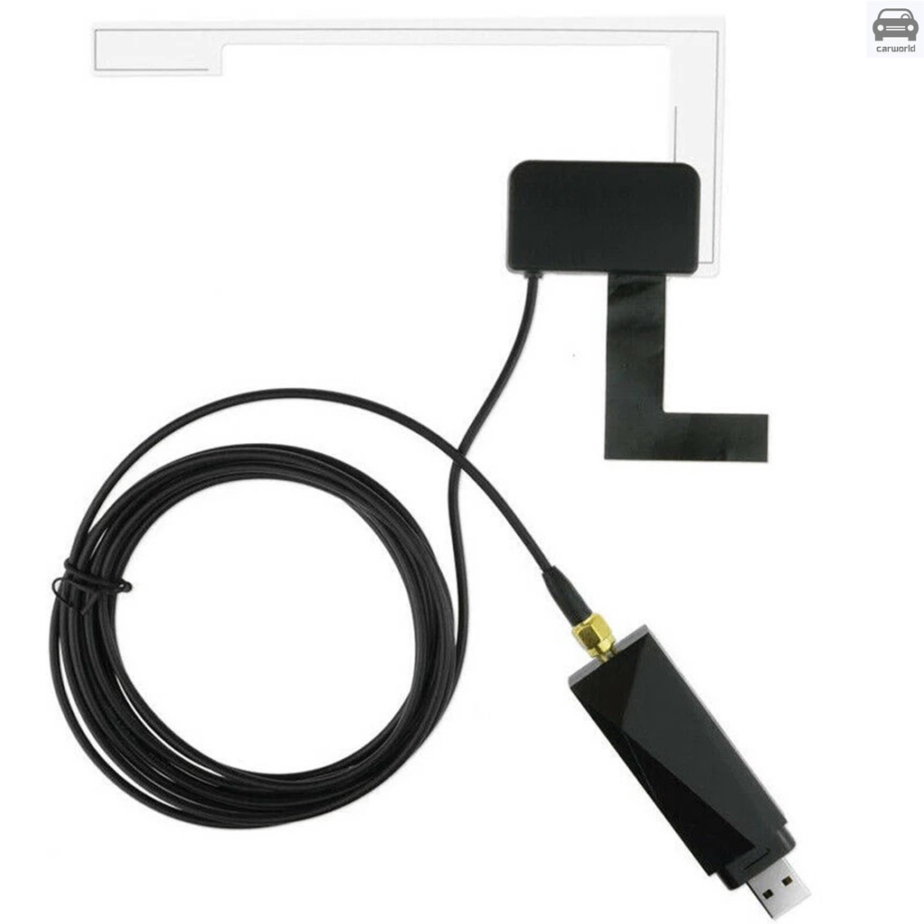 Car Radio Receiver In Car Antenna Digital DAB+ Adapter Aux Tuner Box Audio USB Amplified Loop Antenna Android Decoding Radios