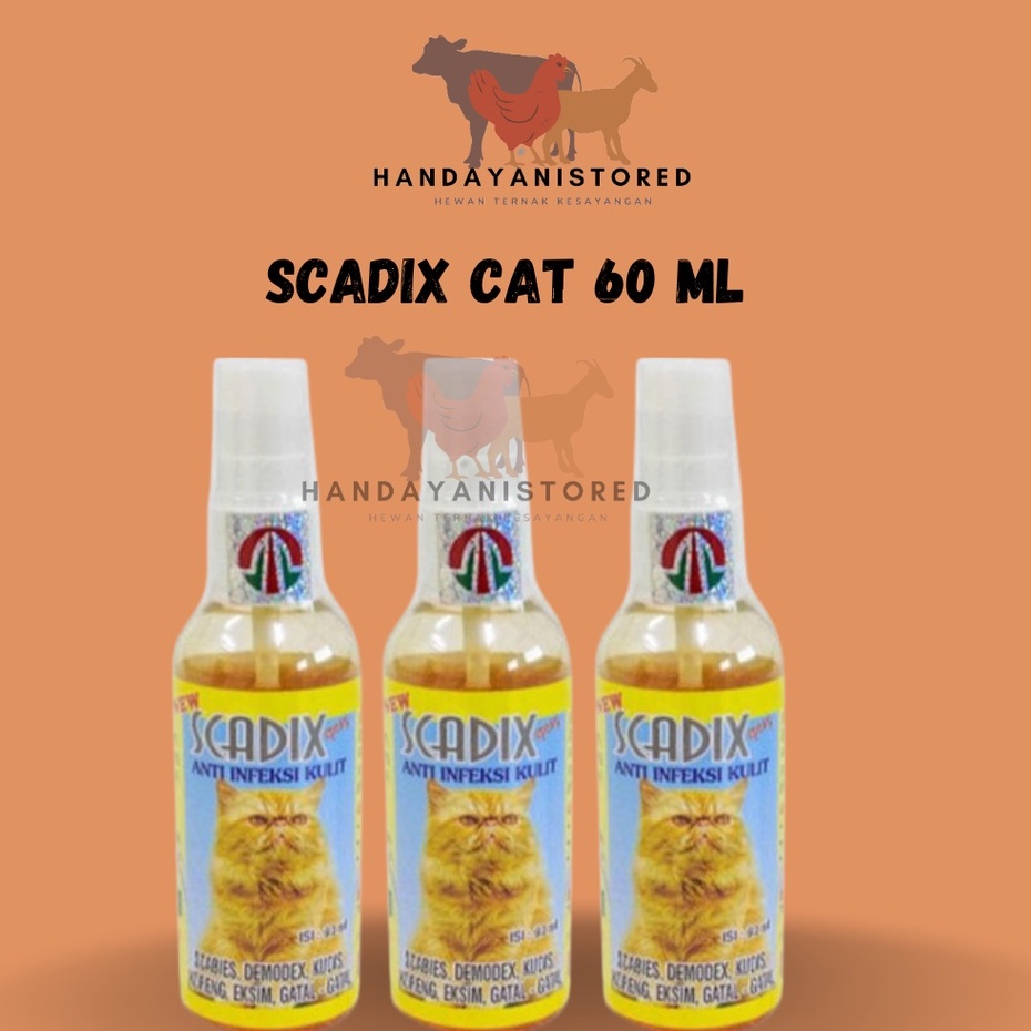 Scadix Paint 60 Ml Medicine Cat Skin Infection Shopee Singapore