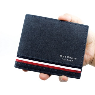Fashion Leather Wallet Men Luxury Slim Coin Purse Business Foldable Wallet Man Card Holder Pocket #0