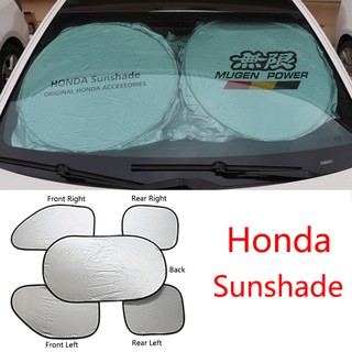 Honda Sunshade Foldable Sun Protection Cover for Honda City Jazz Accord Civic Fit CRV Vezel Odyssey HRV URV BRV