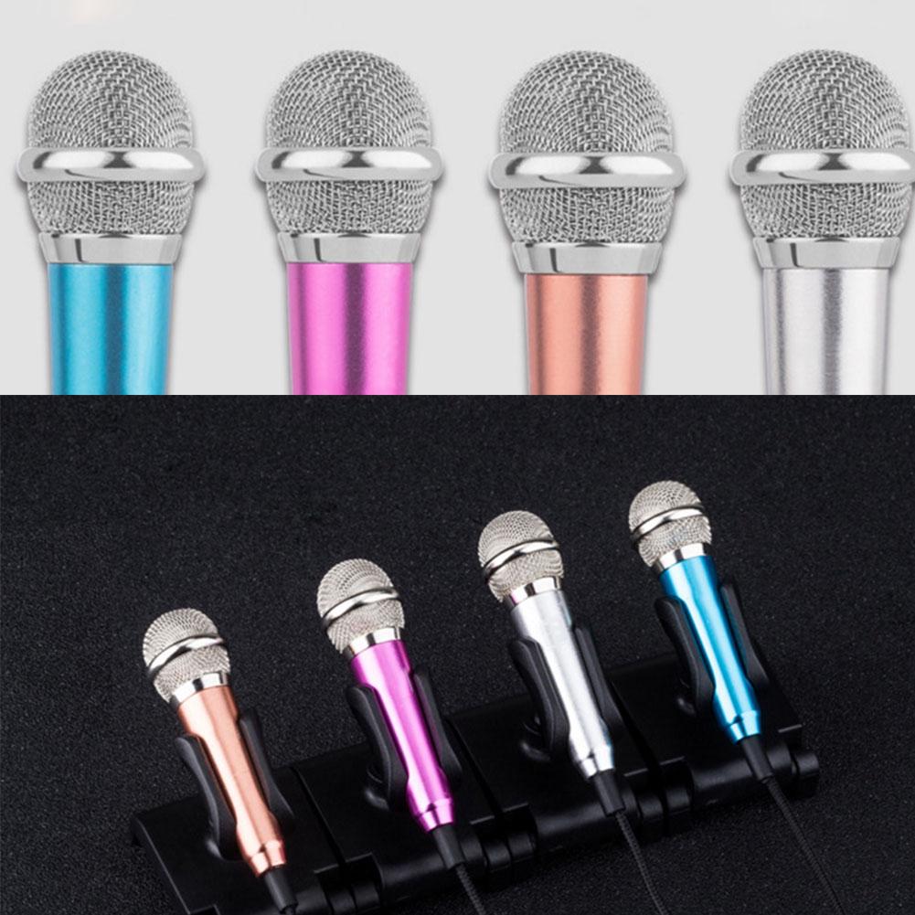 3.5MM Mini Handheld Studio Speech Mic KTV Karaoke Microphone For Phone Laptop #0