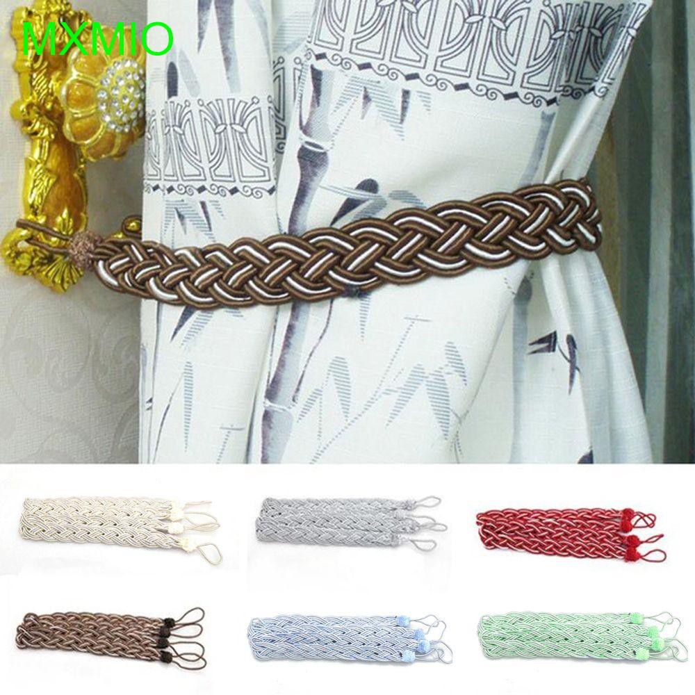 Woven Curtains Accessories Holdbacks Twist Strap Tied Rope Curtain