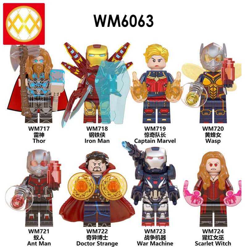 captain marvel lego figure
