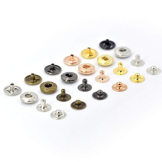 Image of thu nhỏ 50sets Multi-Size/Color Metal Snap Fasteners Press Studs Snaps Button Sewing Accessories 10mm #655, 12.5mm #633, 15mm #831 #2