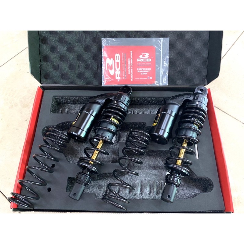 Rcb Vs Series Absorber Black Gold Yamaha Nvx Premium Black 100 Original Absorber Rcb Adjustable Shopee Singapore