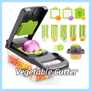 ✅[SG] Vegetable Cutter Shredder Chopper Grater Slicer with Basket and Container/ Cutter For Fruits Vegetables Meats