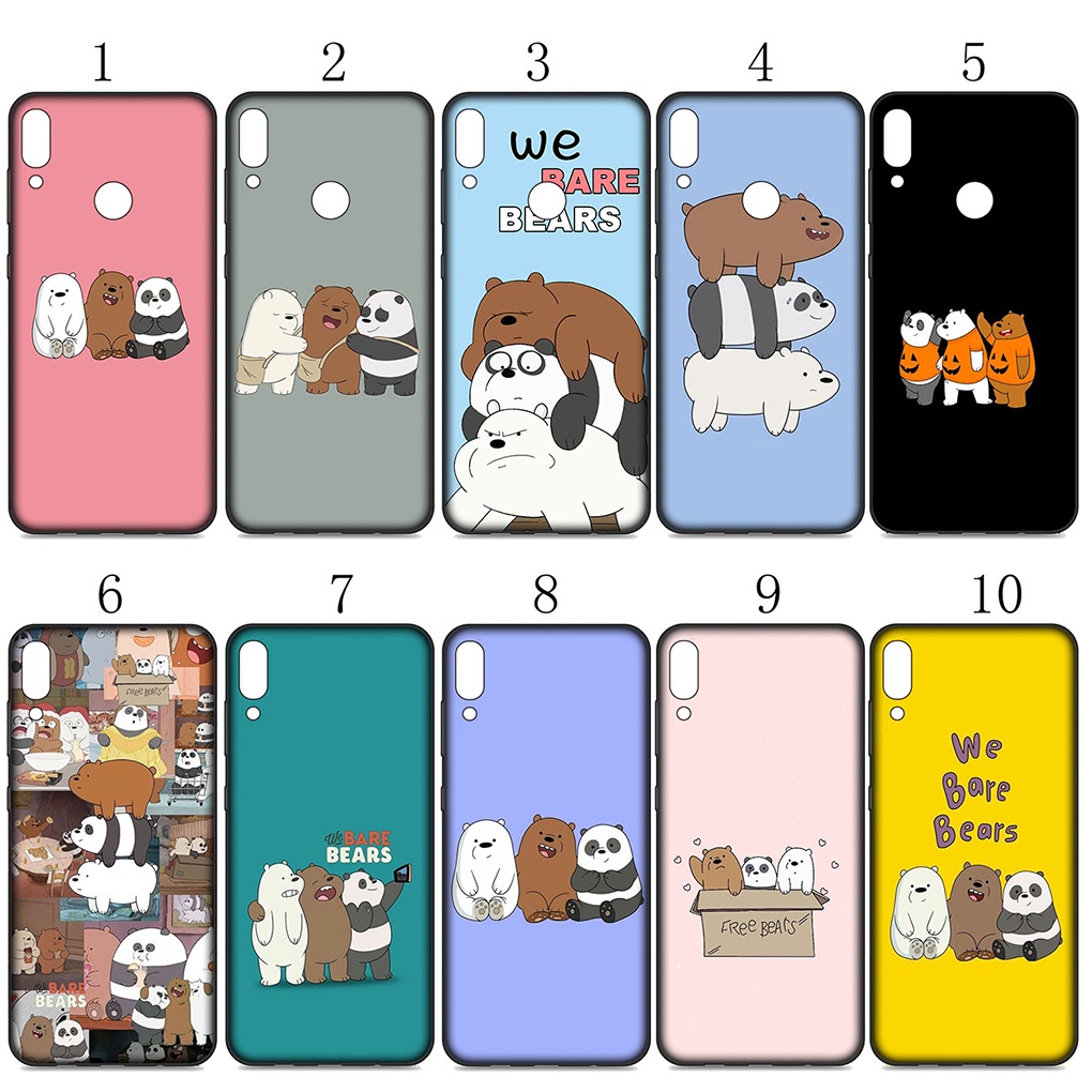 Soft Cover Samsung Galaxy A10 A11 A12 4G A31 A10S Silicone Phone Case C3-PF158 We Bare Bears Funny Cute Cartoon Fashion Casing