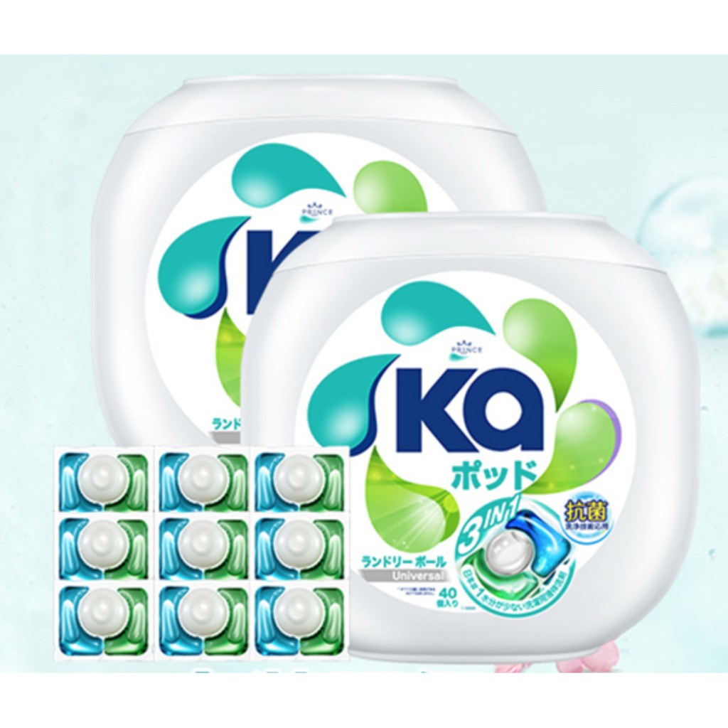 [READY STOCK] Ka 3 in 1 Laundry Capsules Detergent 68/ 80 Capsules Shopee Singapore