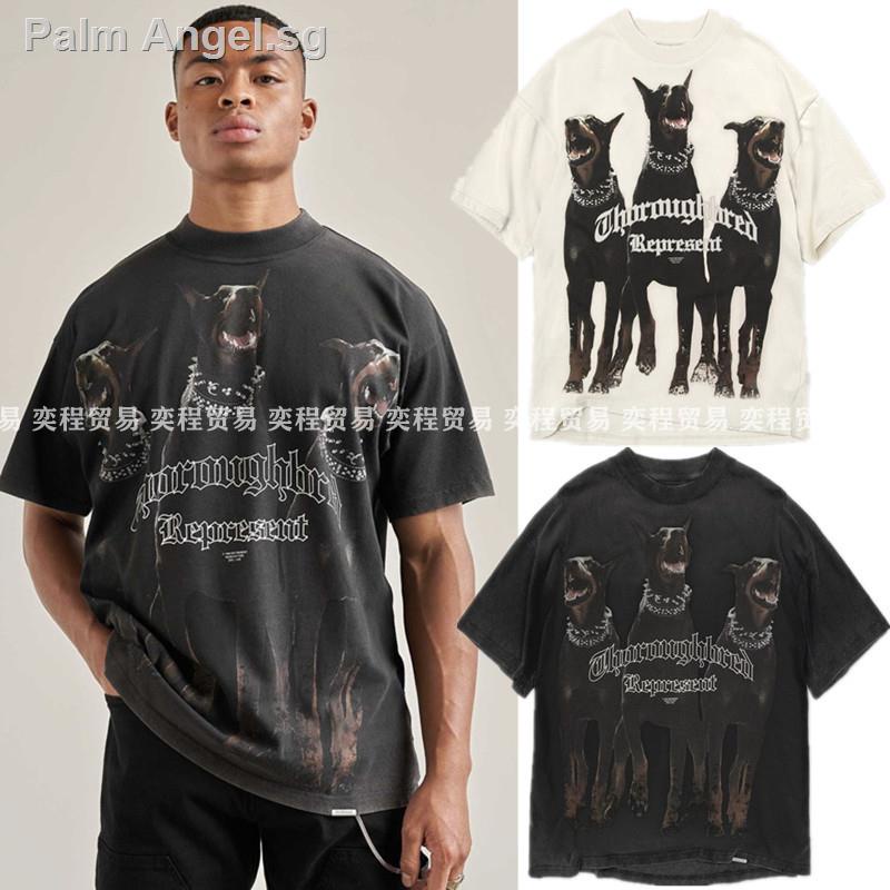 men's shirt with dog logo
