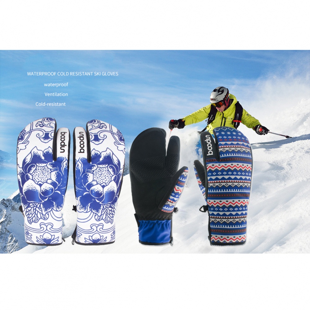 Details about   Children Winter Warm Ski Gloves Kid Sports Waterproof Windproof Non-slip Mittens