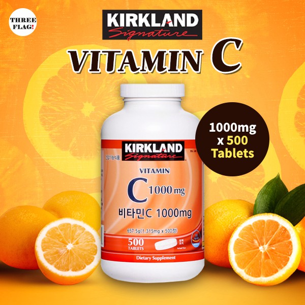 Kirkland Vitamin C 1000mg X 500t Shopee Singapore