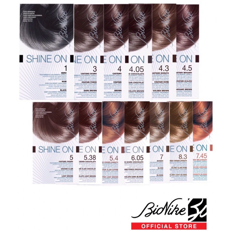 BioNike Shine On Hair Colouring (Assorted) Shopee Singapore