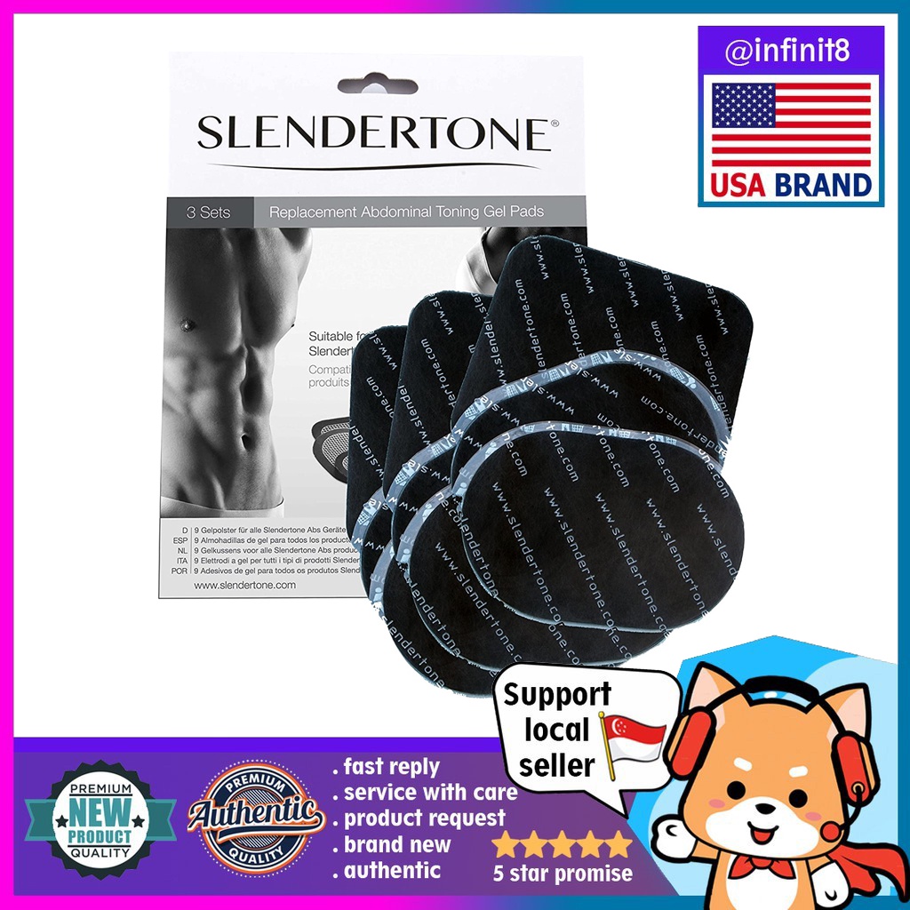 Slendertone Replacement Gel Pads for All Abdominal Belts (3 sets