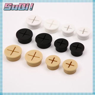 SUQI Silicone Cable Cord Office Wire Cord Hole Desk Grommets Hole Cover Flexible Computer Cables Desk Grommets Cable/Multicolor