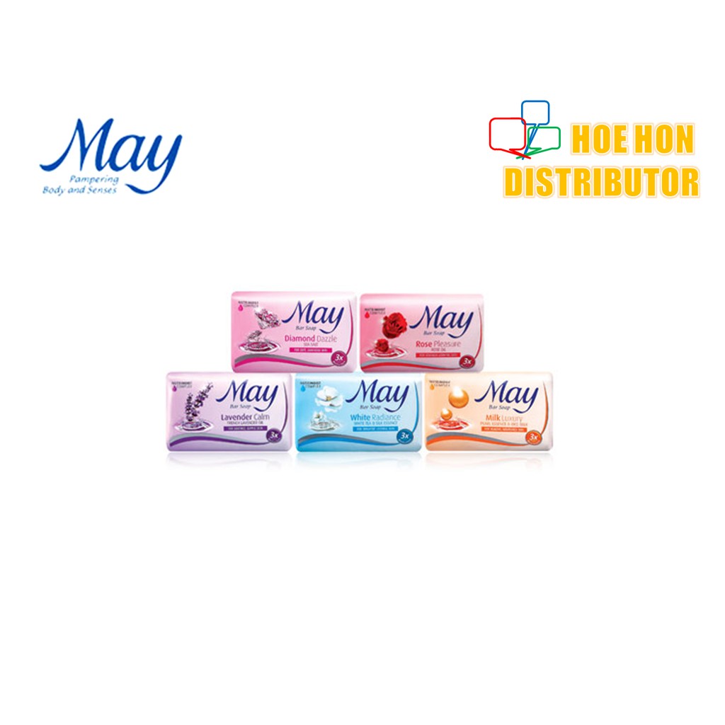 May Bar Soap Sabun Mandi May 85g 3 1 4pc Shopee Singapore