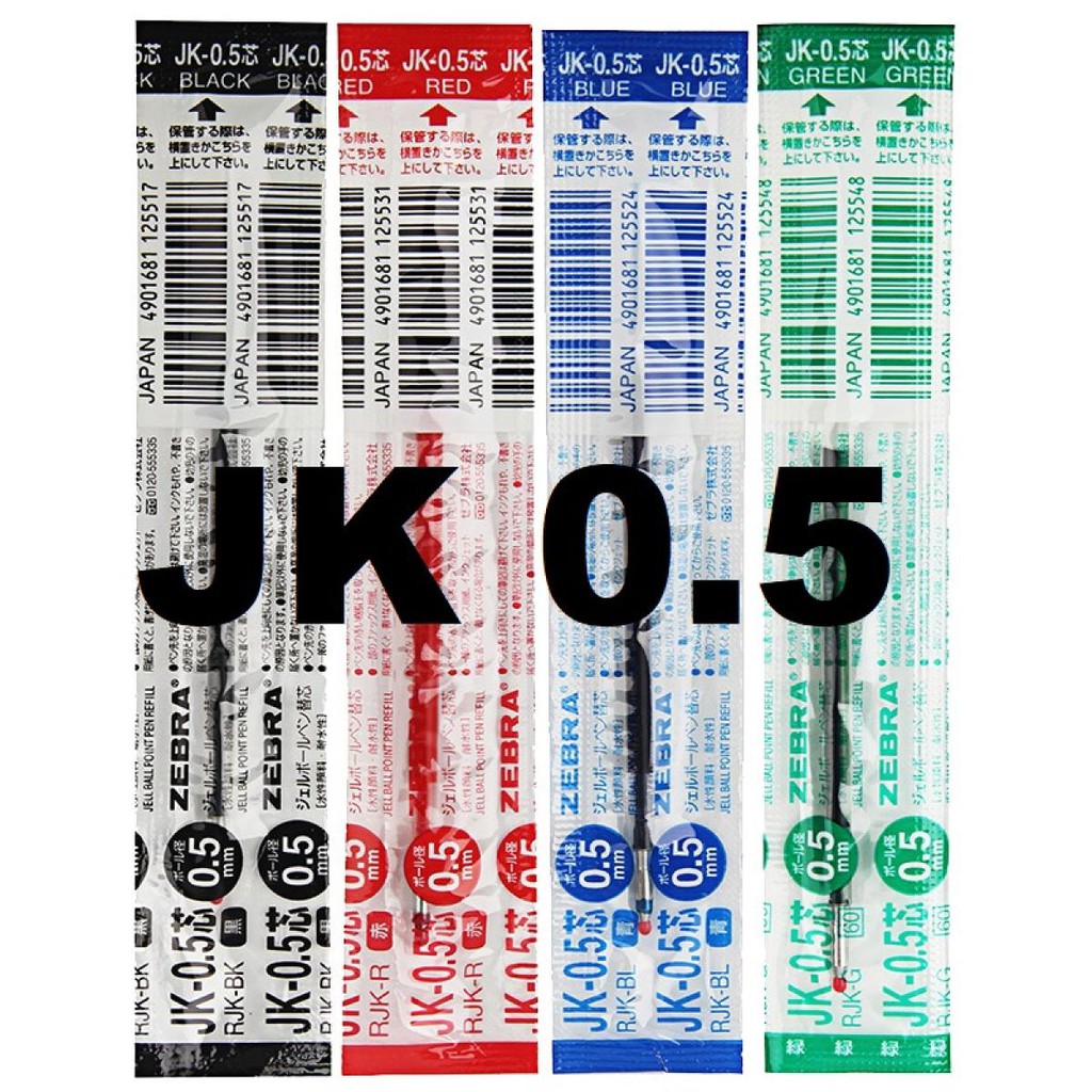 Zebra JK0.5 Sarasa Gel Pen Refill 0.5 mm ( Pack of 6 ) Shopee Singapore