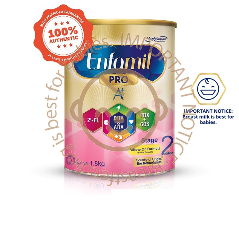 Enfamil Pro A+ Stage 2 Infant Formula Baby Milk Powder Scholastic (6M ...