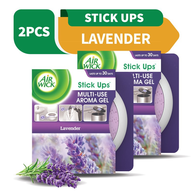 Air Wick Stick Ups MultiUse Aroma Gel Lavender Value Pack Shopee