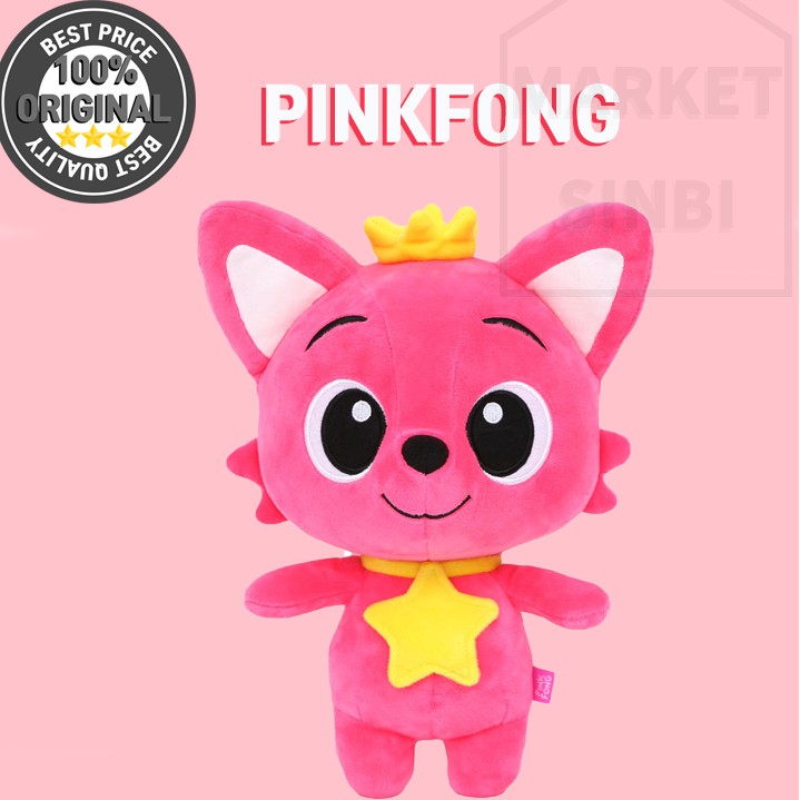 Pinkfong Fox Doll 29cm Plush - Stuffed Animal Plush Toy Attachment Doll ...