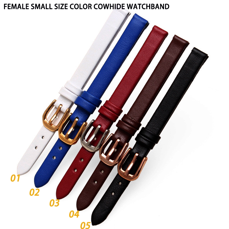 Ladies' high-end leather watchband watch strap suitable for general ...