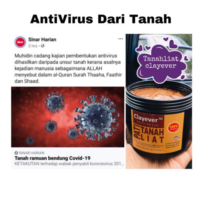 Shop Malaysia Organic Bentonite Clay Pati Tanah Liat Clayever Free Gift Shopee Singapore