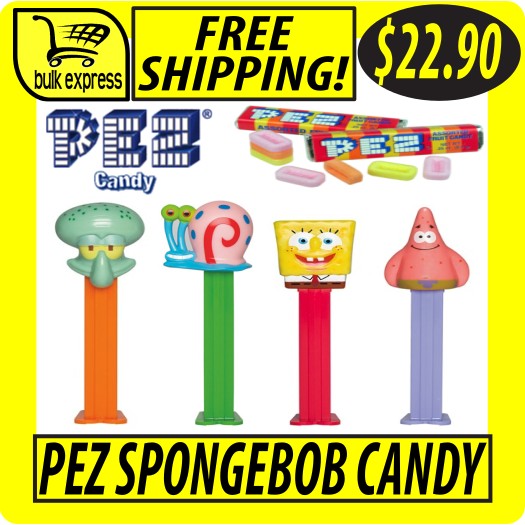 PEZ SPONGEBOB CANDY LIMITED EDITION Shopee Singapore