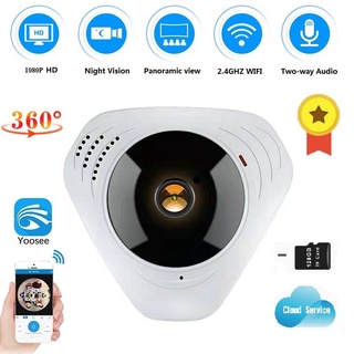 🔥YOOSEE 🔥HD 1080P WiFi IP Camera Panoramic 2.0MP FIsheye 3D VR Wireless Smart Home Security CCTV Camera