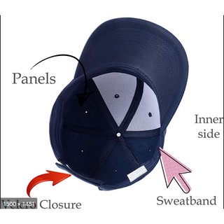 Image of thu nhỏ UnihomSG [ReadyStock] 14 colors Unisex Plain Black Baseball Cap Free Size caps Adjustable #1