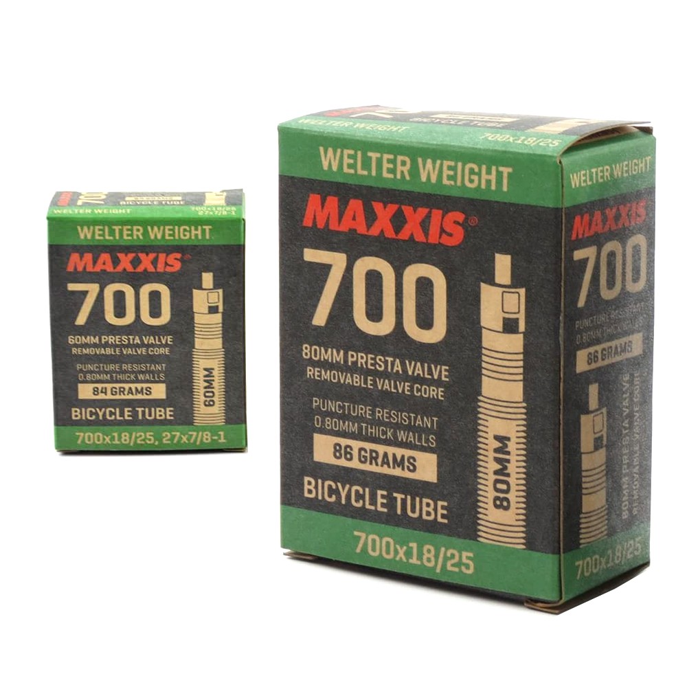 Maxxis Welter Weight 700 x 18 /25C 60mm Bike Presta Valve Inner Tube 