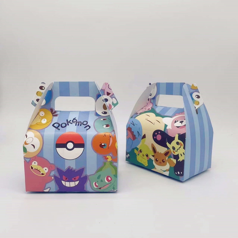 6pcs Anime Pokemon Go Candy Box Small Paper Gift Box | Shopee Singapore