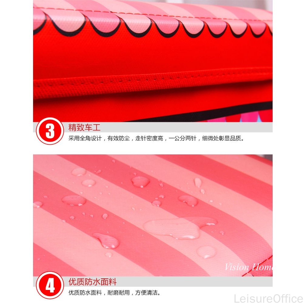 Folding Cartoon Storage Box Bus Shape Toys Large Capacity Organizer Clothes Stool Stackable Foldable Collapsible Fabric Case Container