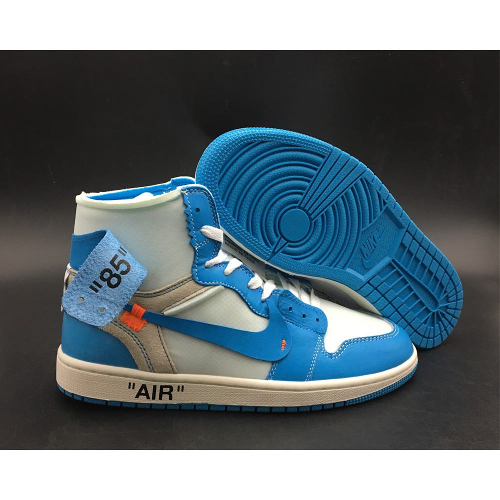 off white x nike air jordan 1 blue