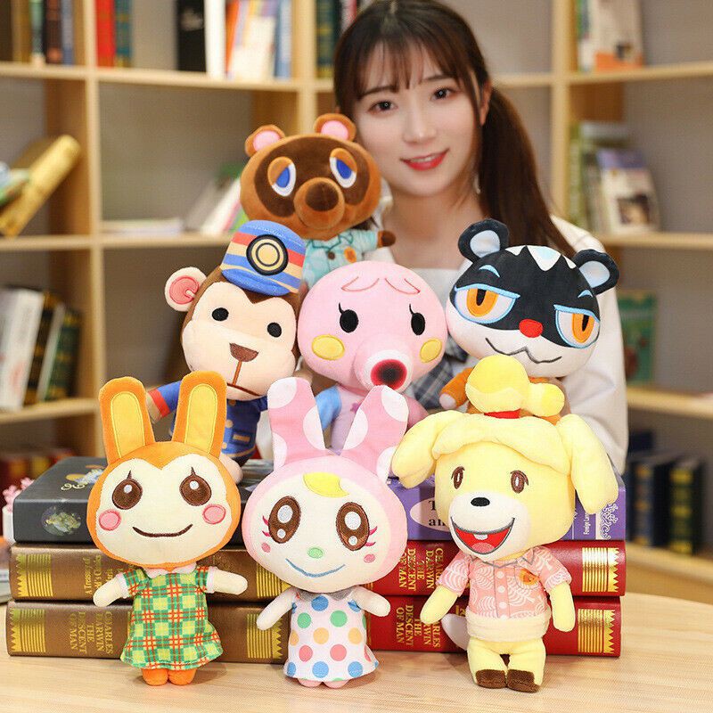 New Animal Crossing Marina Plush Toys Soft Doll Keychain Pendant Game fans Gift 