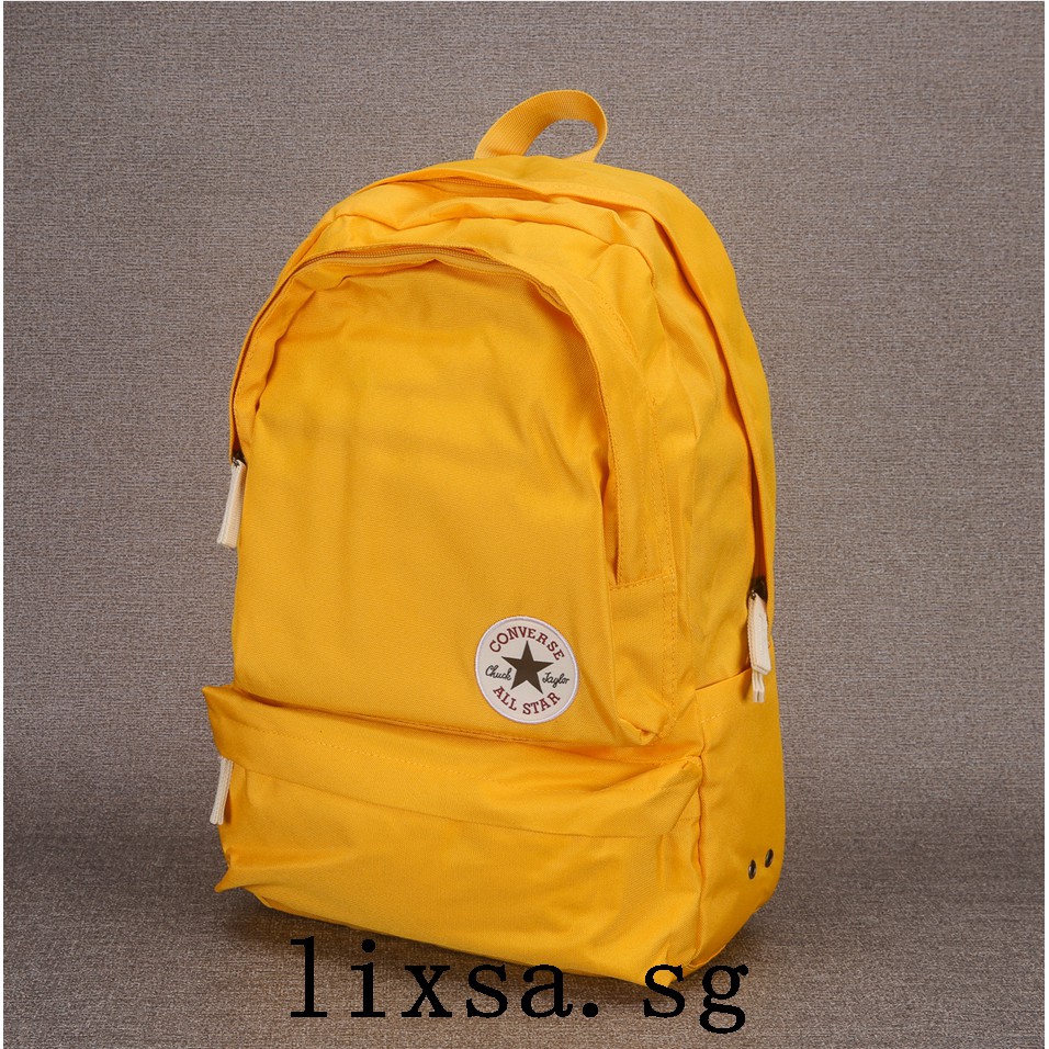 yellow converse backpack