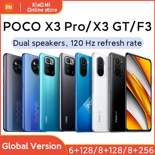 【100% Original 】Global Version Xiaomi POCO F3 5G/POCO X3 Pro /POCO X3 GT 5G Android smart phone8+128GB/8+258GB octa core 6.67 ”120Hz E4 AMOLED display