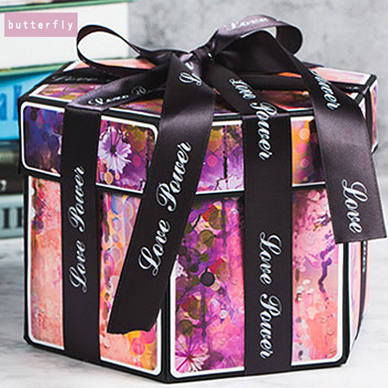 Ready Stock Creative Gift Amazing Explosion Box Gift Box Assemble Led Shopee Singapore