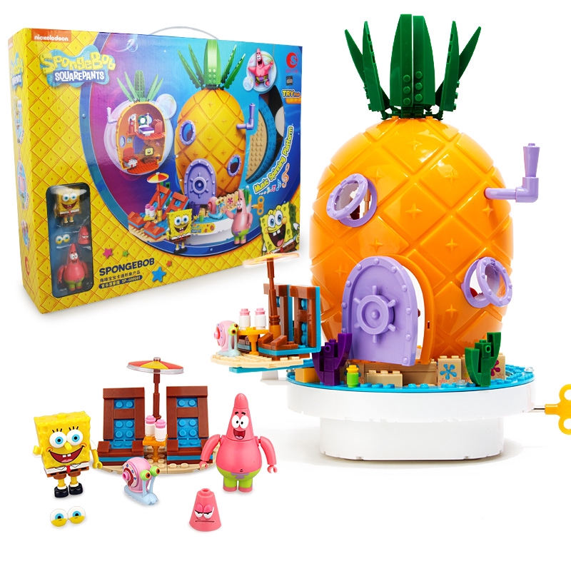 SpongeBob House SpongeBob SquarePants Pineapple House Playset Bob Esponja Губка Боб Toy Videos