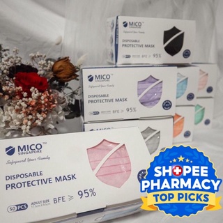 Image of *NEW COLOUR* MICO DISPOSABLE FACE MASK (50pcs) READY STOCK