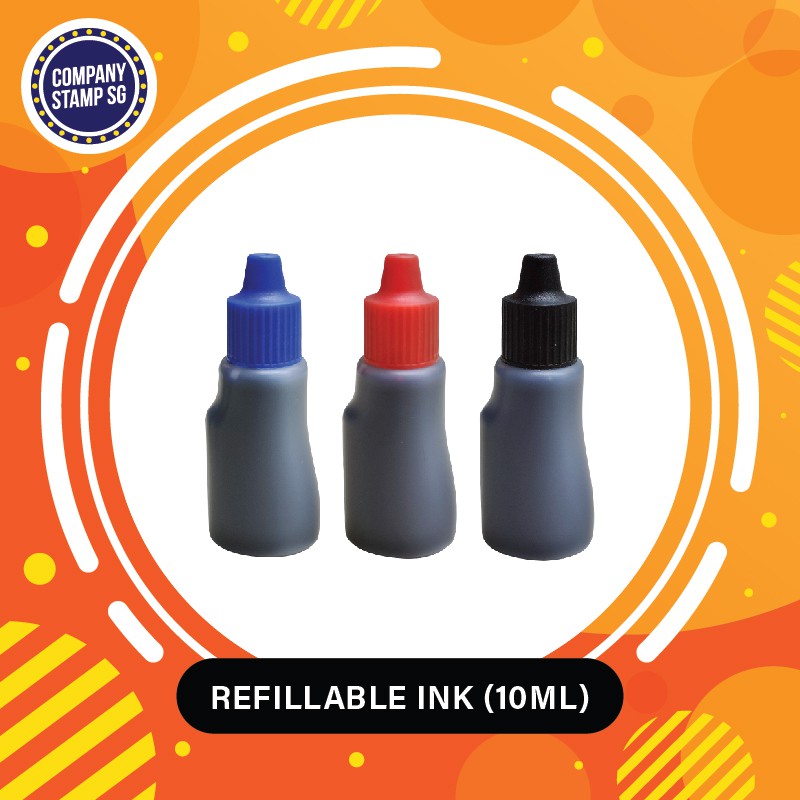 Refillable Ink / Oil Based Ink / Self Inking Stamp Refill Ink 10ml