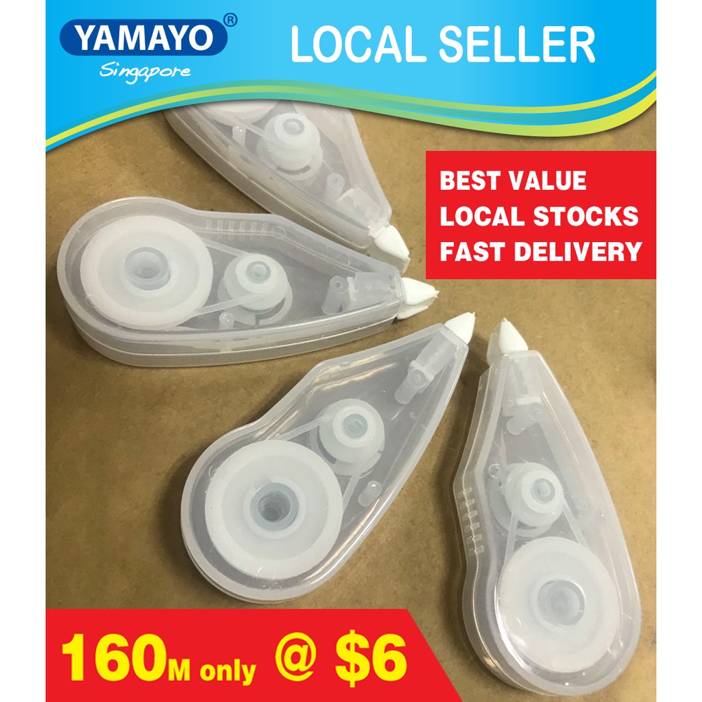 YAMAYO Correction Tape YM624 (4pcs/bag)【LOCAL STOCKS FAST DELIVERY