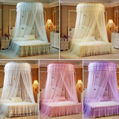 round canopy crib