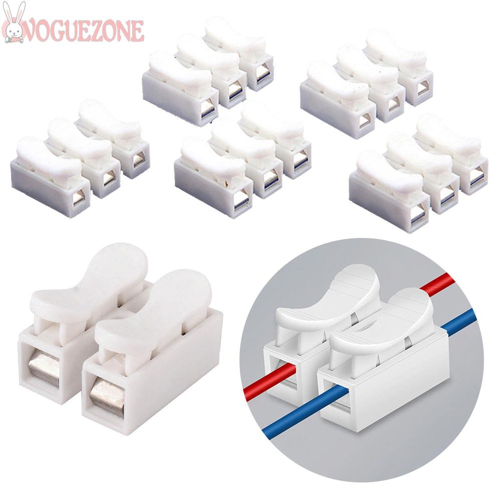 Wiring Clip 10pcs Spring Clamp 2/14 Hole Terminal Block Pushin