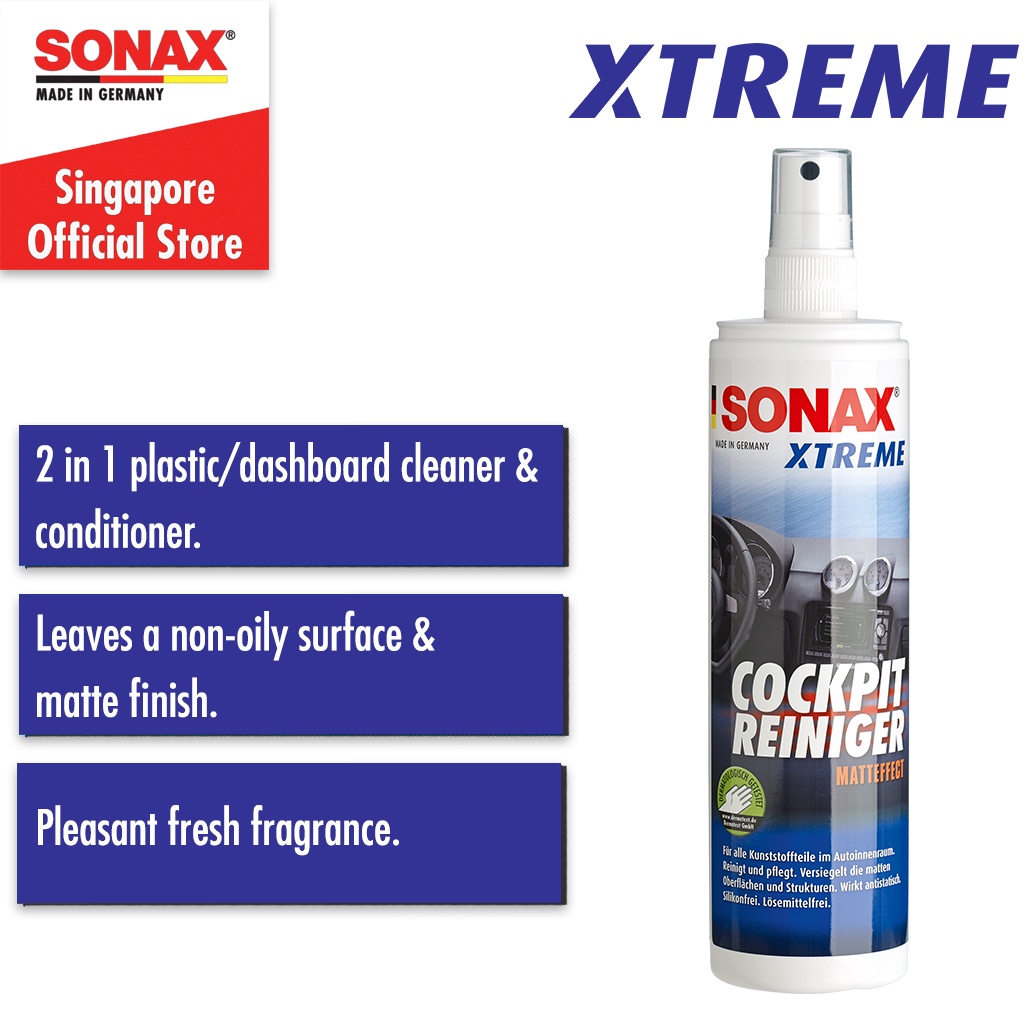 Sonax Xtreme Interior Plastics Cleaner & Conditioner Matte Finish (2 ...