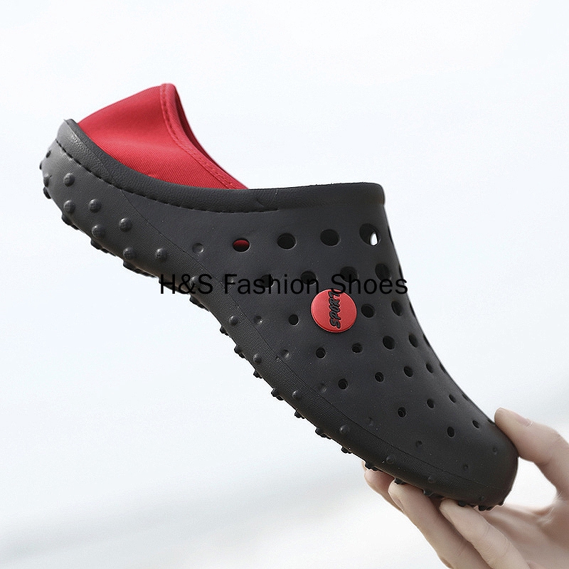 rubber slip on shoes with holes
